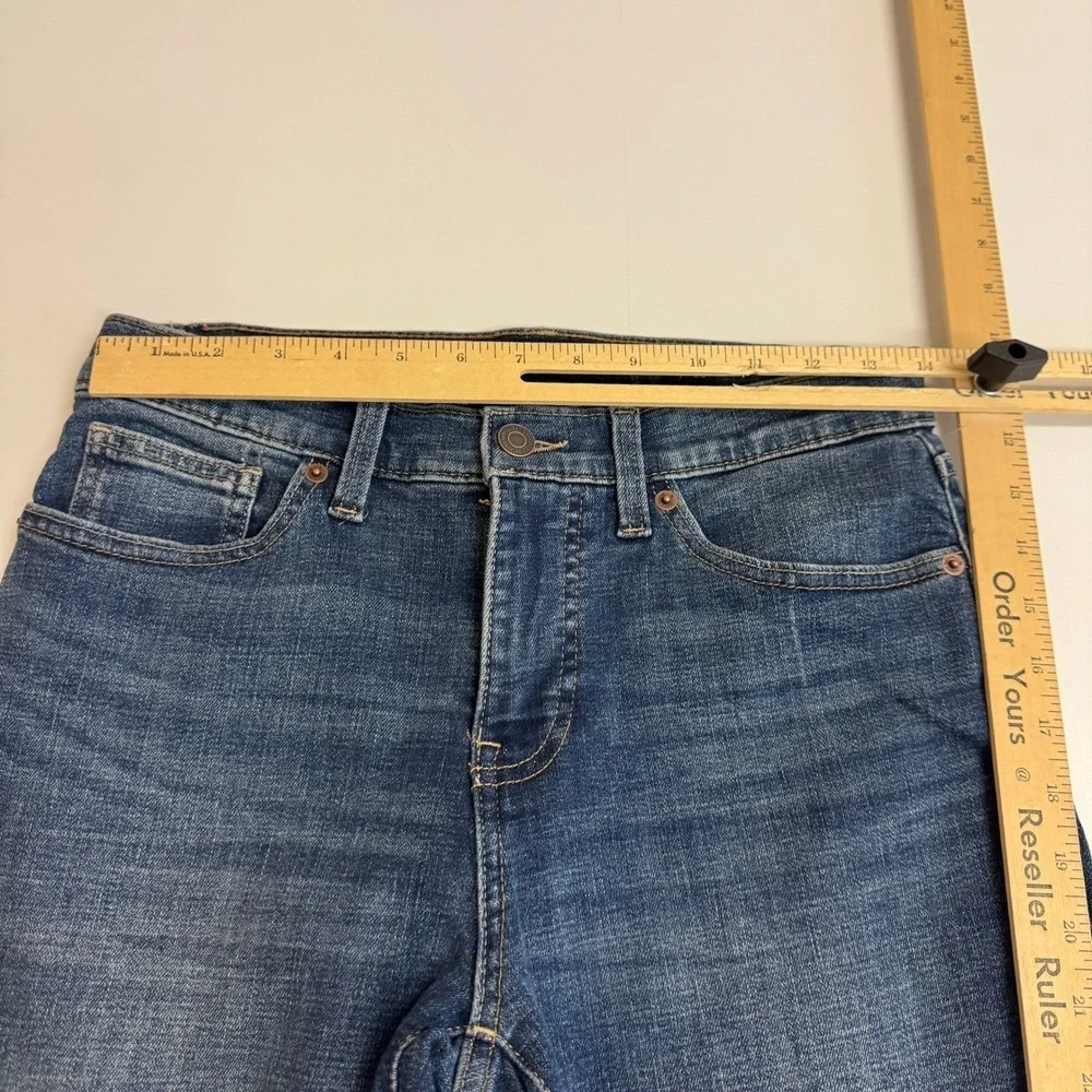 Lucky Brand Jeans Womens 6/28 Blue Ava Mid Rise Crop Denim Slim Fit‎ - Picture 9 of 11